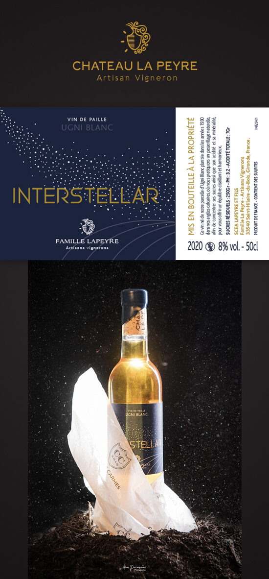 Château Lapeyre - Étiquette Interstellar